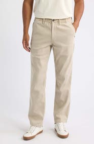 Vuori Benton Relaxed Fit Elastic Waist Cotton Blend Twill Pants