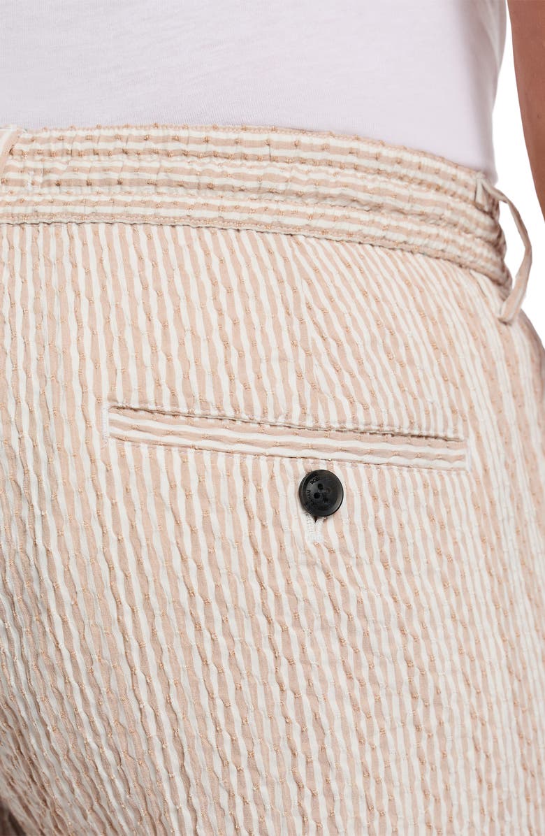 Robert Graham Fornillo Woven Drawstring Shorts, Alternate, color, Khaki