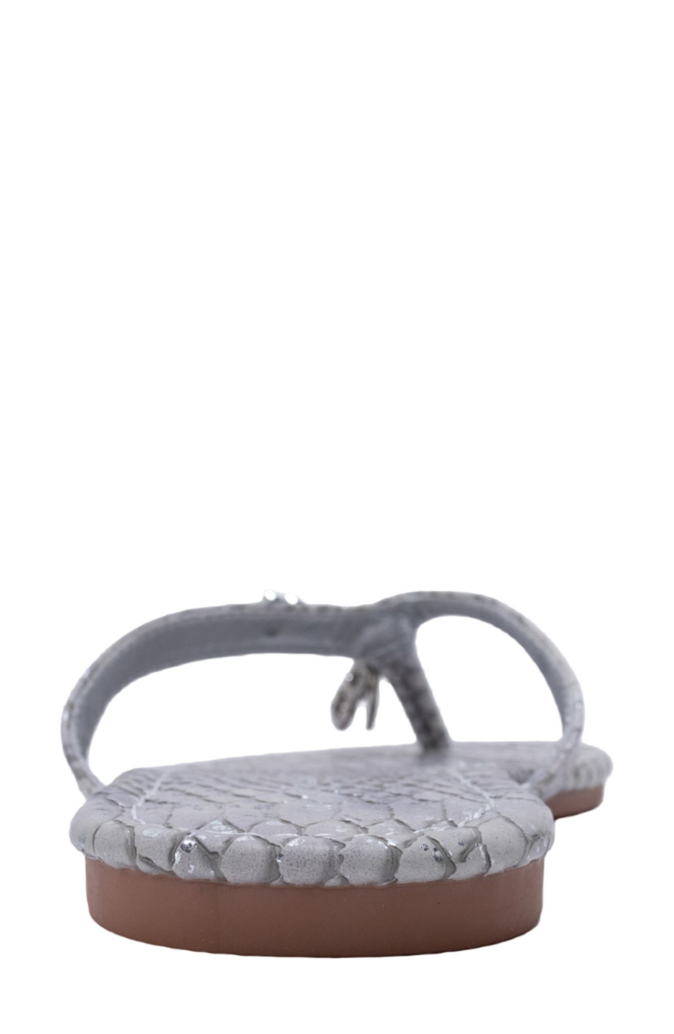 Python Embossed Thong Sandal - image 4