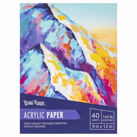 Acrylic Paper Pad 40 Sheets 9X12", 130 Lb