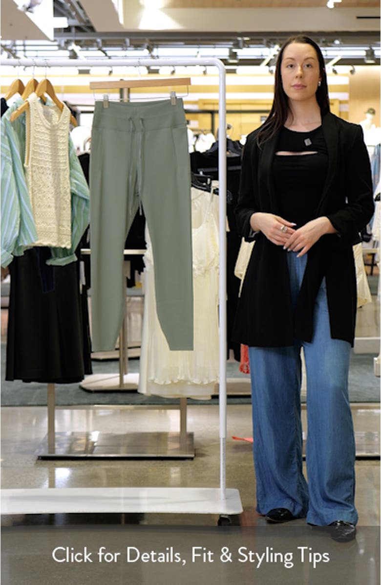 Moveknit Drawstring Waist Leggings, sales video thumbnail