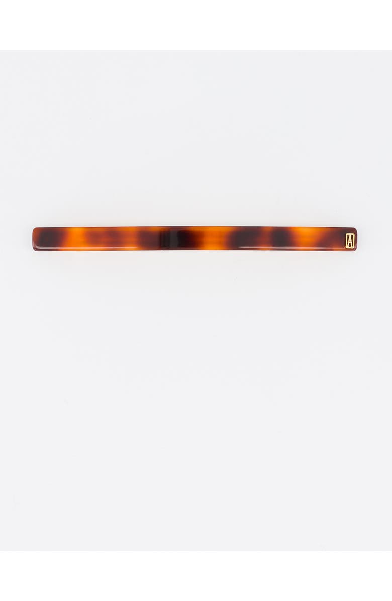 Alexandre de Paris Tuileries Fin Acetate Barette, Main, color, Tortoiseshell