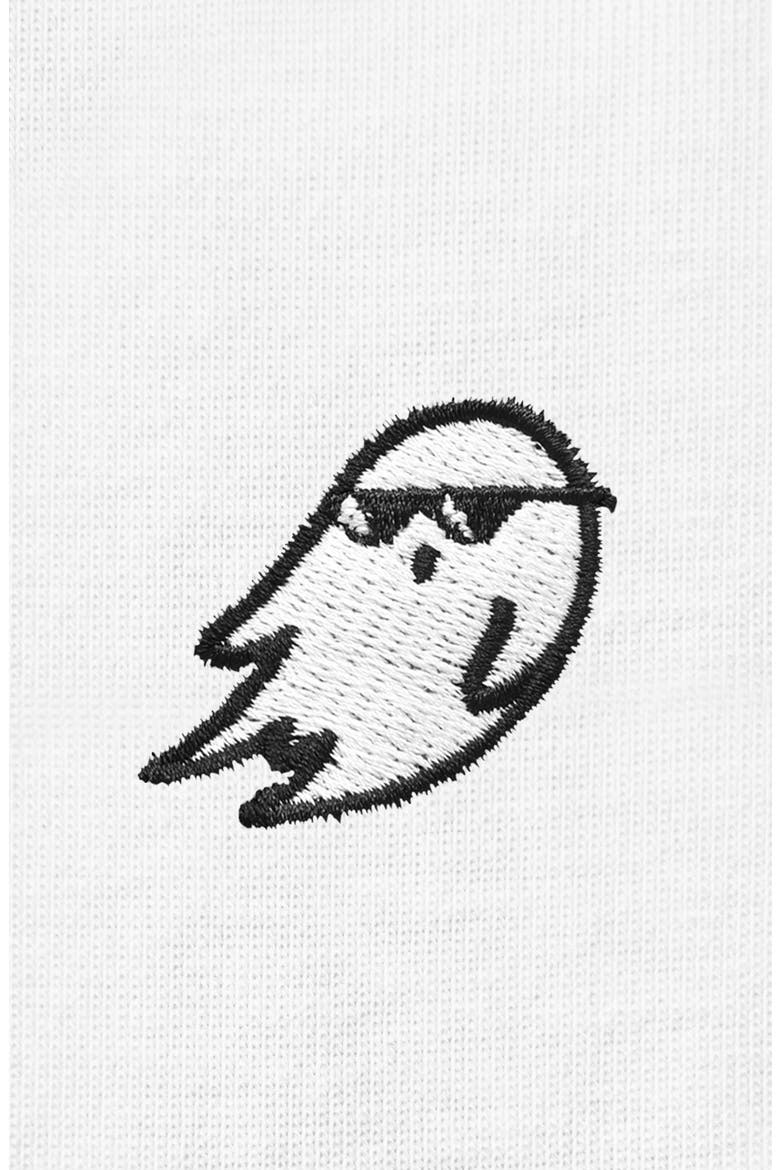 Womens Ghost Mode Jersey Relaxed Tee, Alternate, color, White