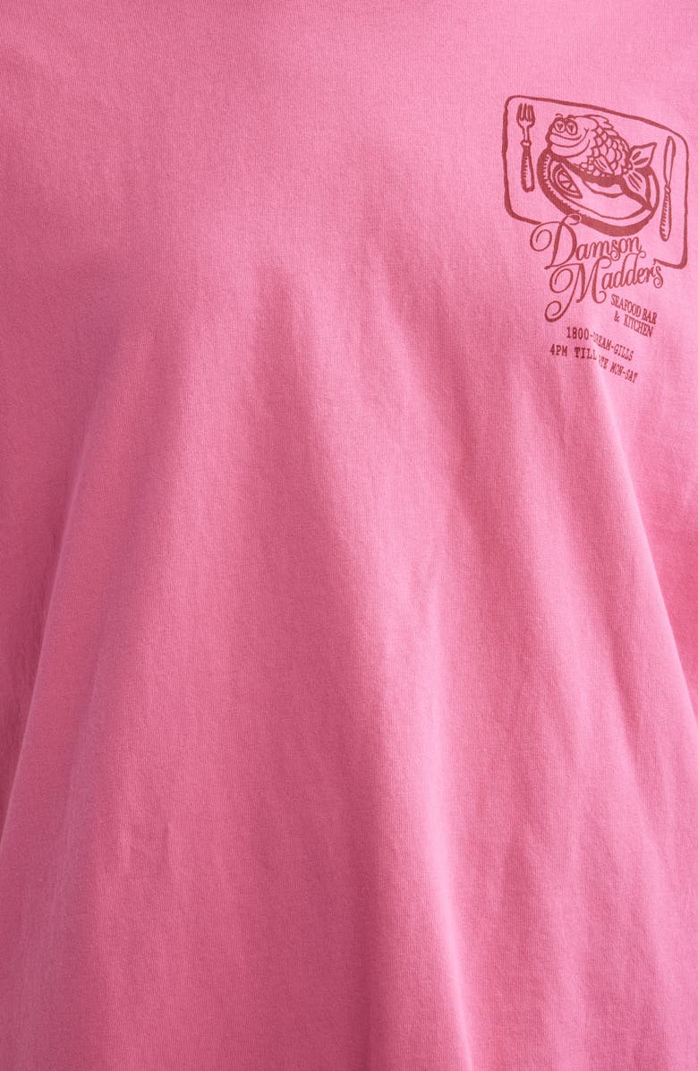Damson Madder Gill of Dreams Organic Cotton Graphic T-Shirt, Alternate, color, Pink