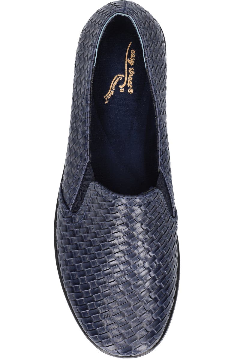 EASY STREET Eternity Textured Slip-On, Alternate, color, Navy Woven