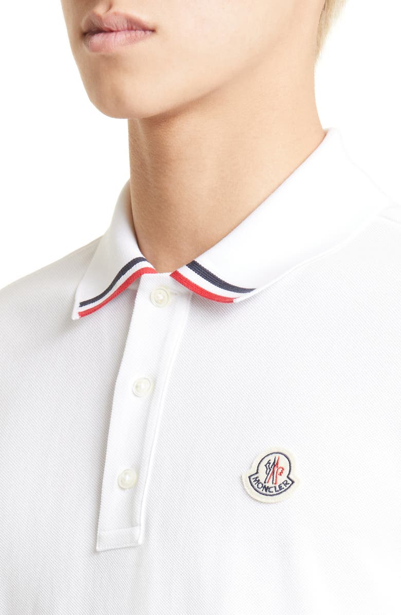 Moncler Tipped Piqué Polo, Alternate, color,