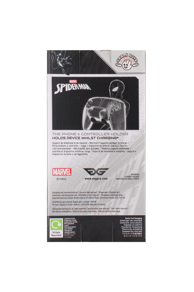 Marvel Symbiote Spiderman Controller & Phone Holder, Alternate, color, Multicolored
