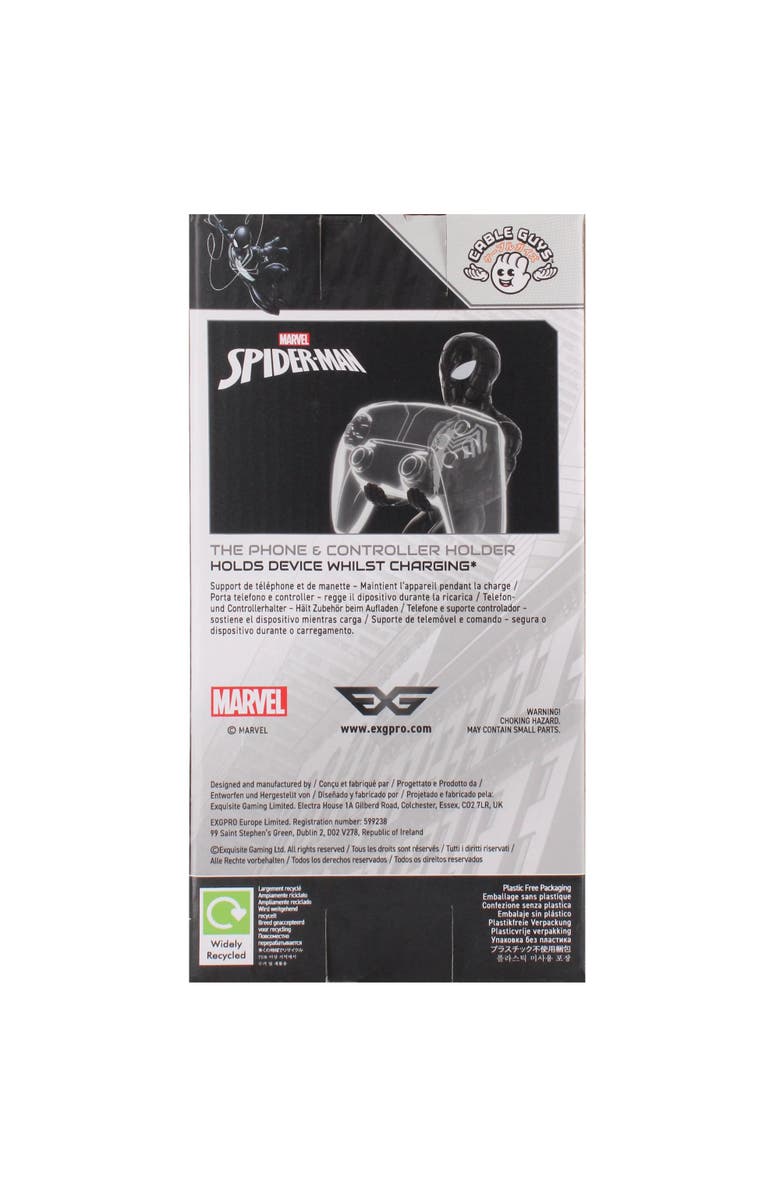 Exquisite Gaming Marvel Symbiote Spiderman Controller & Phone Holder, Alternate, color, 