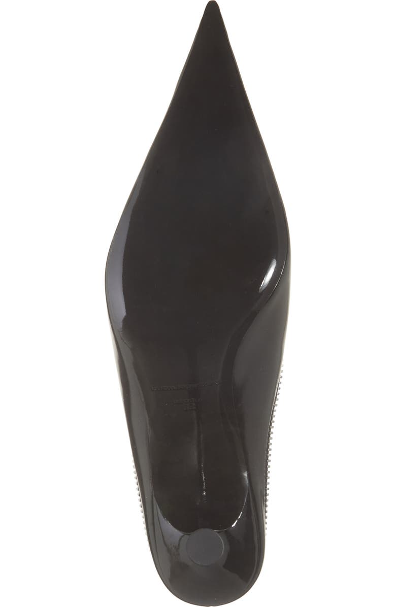 Alexander Wang Akila Zip Pointed Toe Mule Pump, Alternate, color, Black