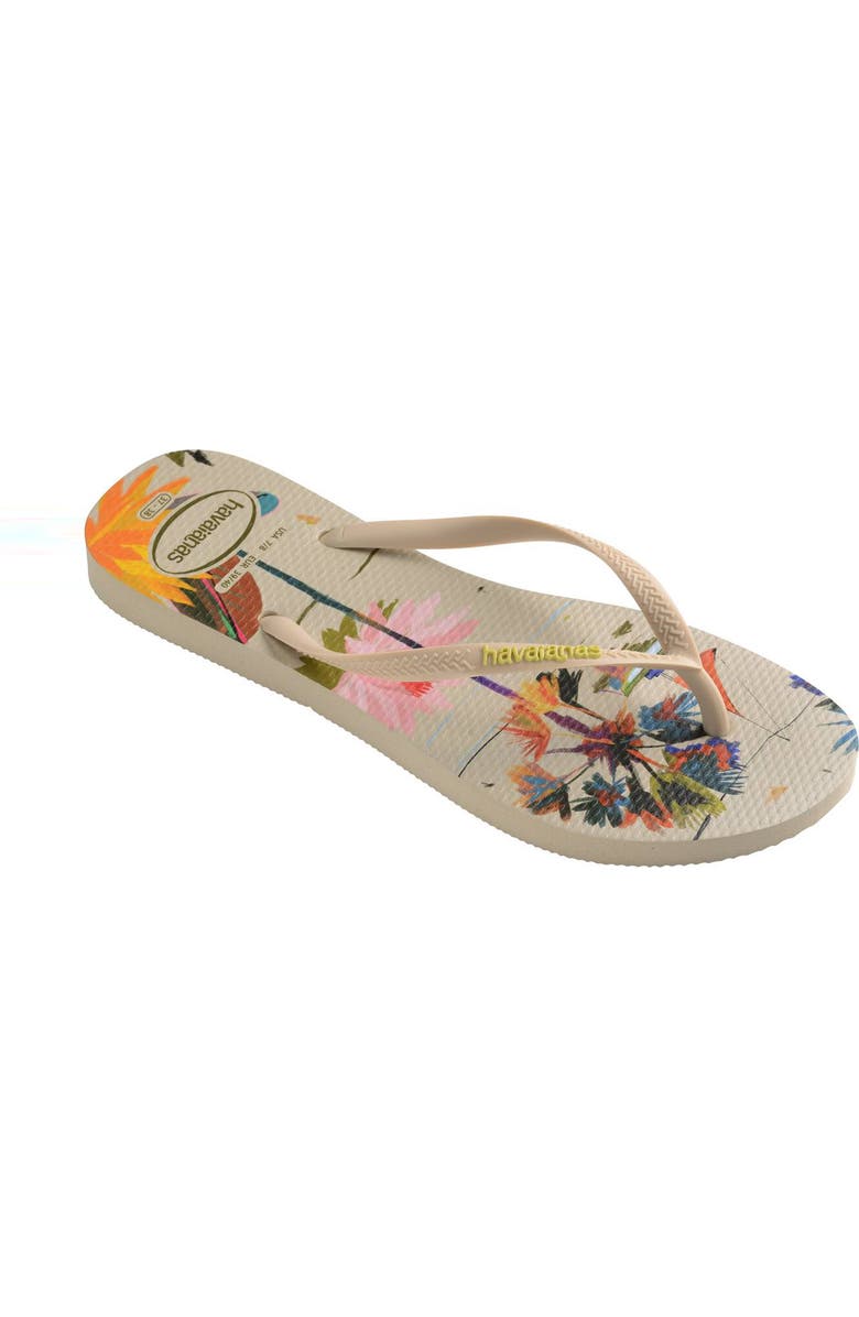 Havaianas Slim Summer Bliss Flip Flop, Main, color, Beige