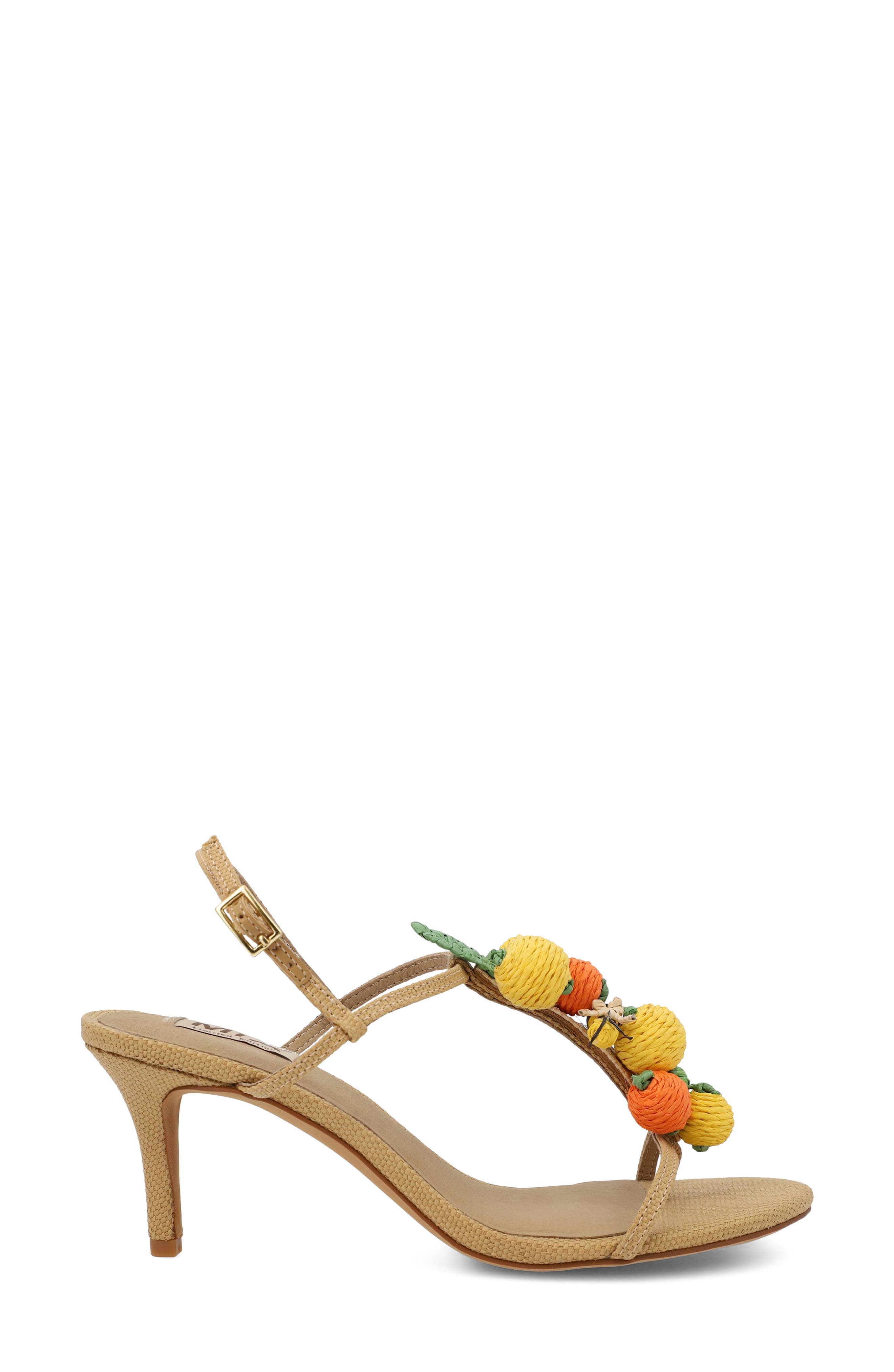 MIA Zabel Slingback Sandal, Alternate, color, Natural Ra