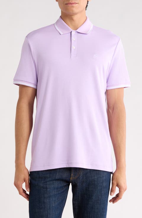 Tipped Cotton Interlock Polo
