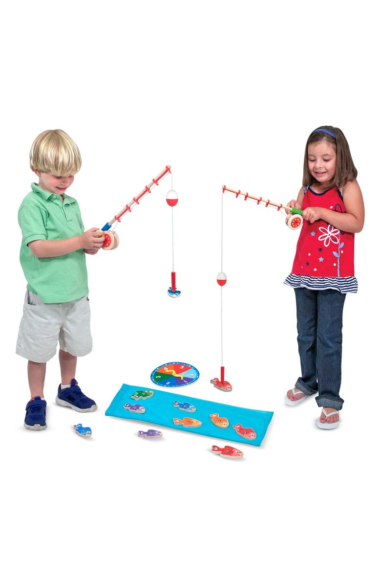 Melissa & Doug Catch & Count Fishing Game, Alternate, color,