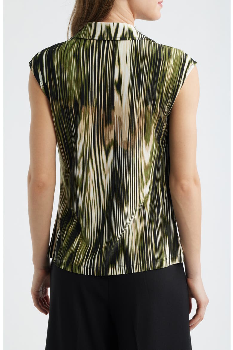 Extended Shoulder Cowl Neck Top, Alternate, color, BAY LEAF MULTI