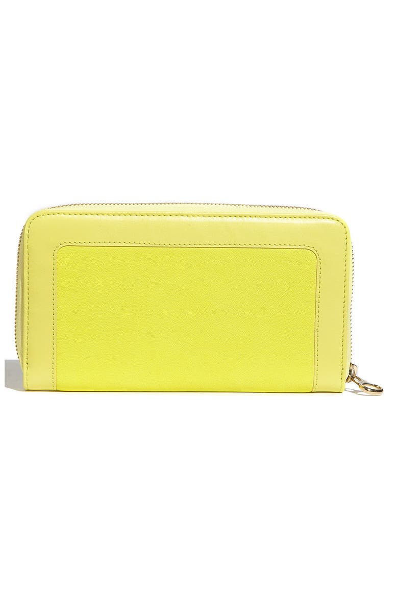 Zip Around Wallet, Alternate, color, LEMON