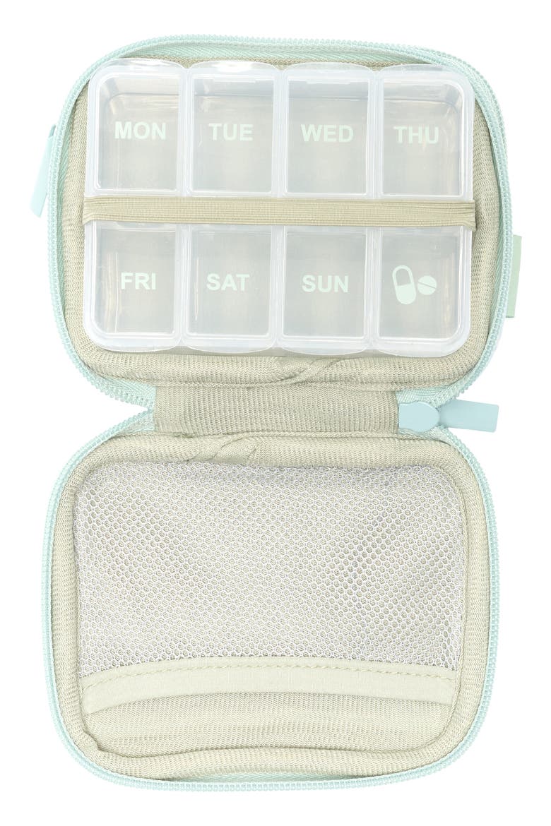 Compact Pill Organizer, Alternate, color, SAGE