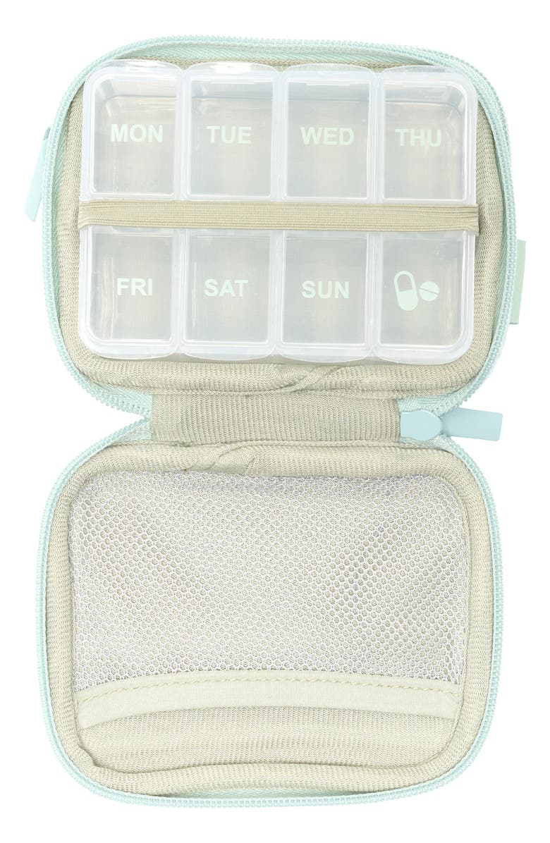 MYTAGALONGS Compact Pill Organizer, Alternate, color, Sage