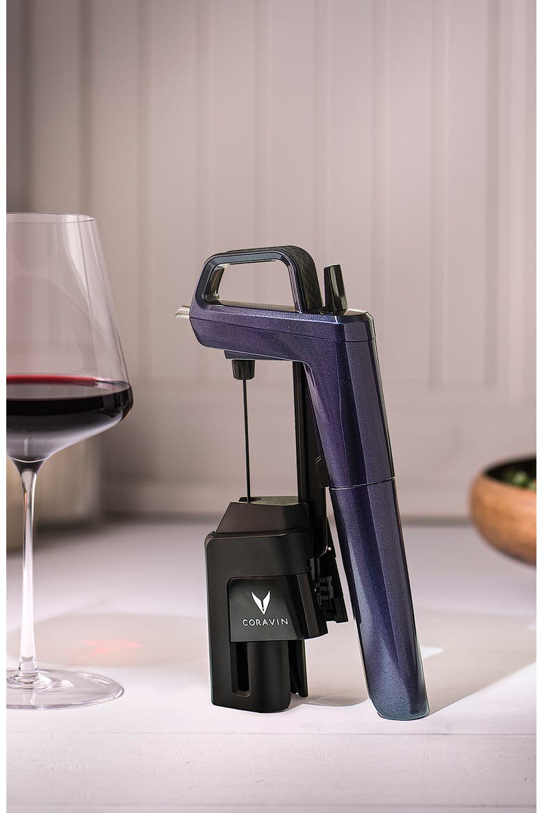 Timeless Six Wine Preservation System, Alternate, color, OCEAN BLUE