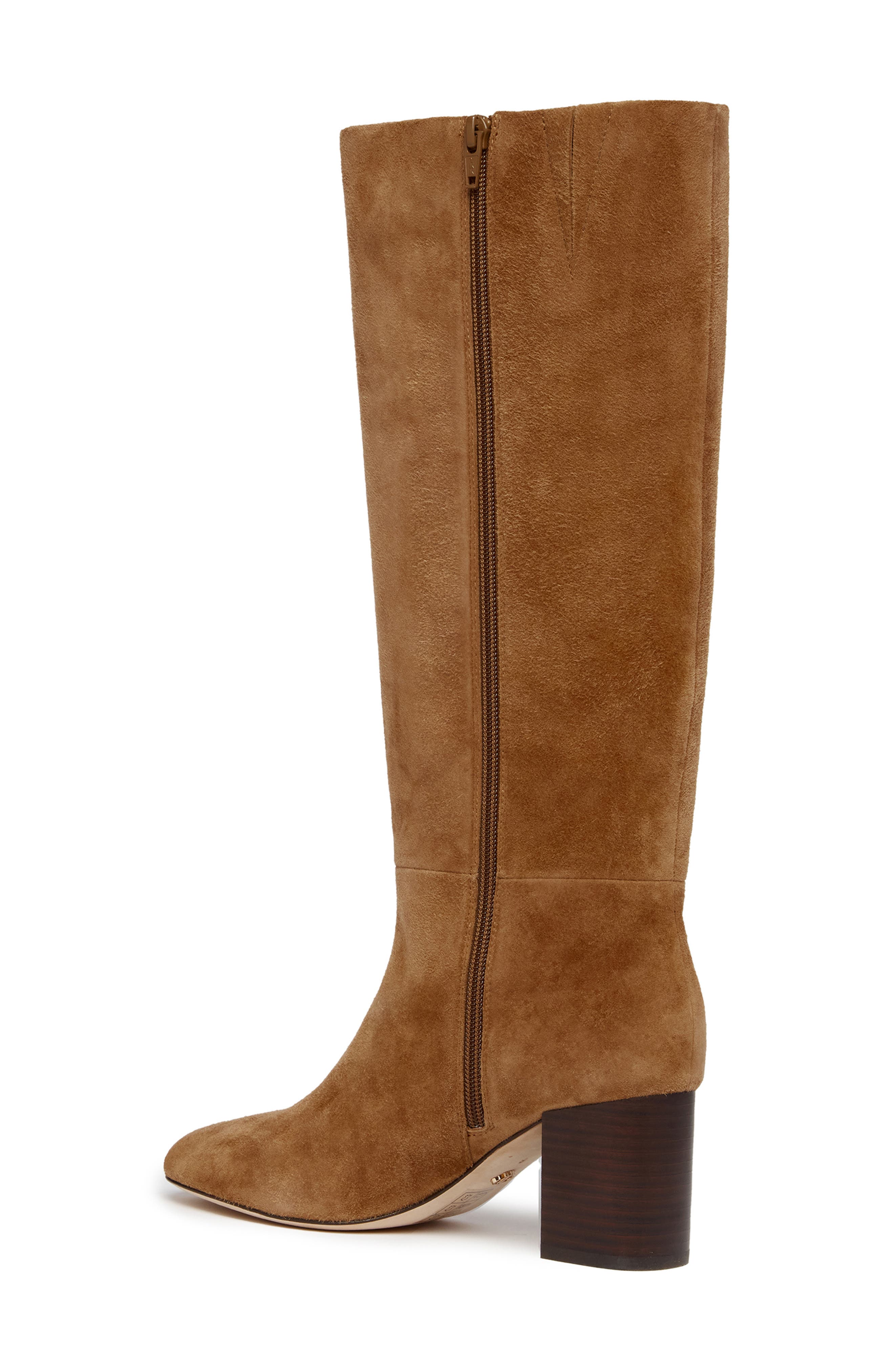 PAIGE Katy Knee High Boot, Alternate, color, Sienna