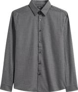 Theory Irving Standard Fit Cotton Gingham Button-Up Shirt