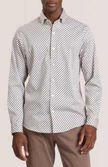 Ted Baker Soren Ted Print Stretch Cotton Dress Shirt