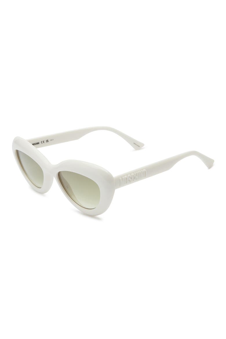 Cat Eye Bubble Frame Sunglasses, Alternate, color, IVORY