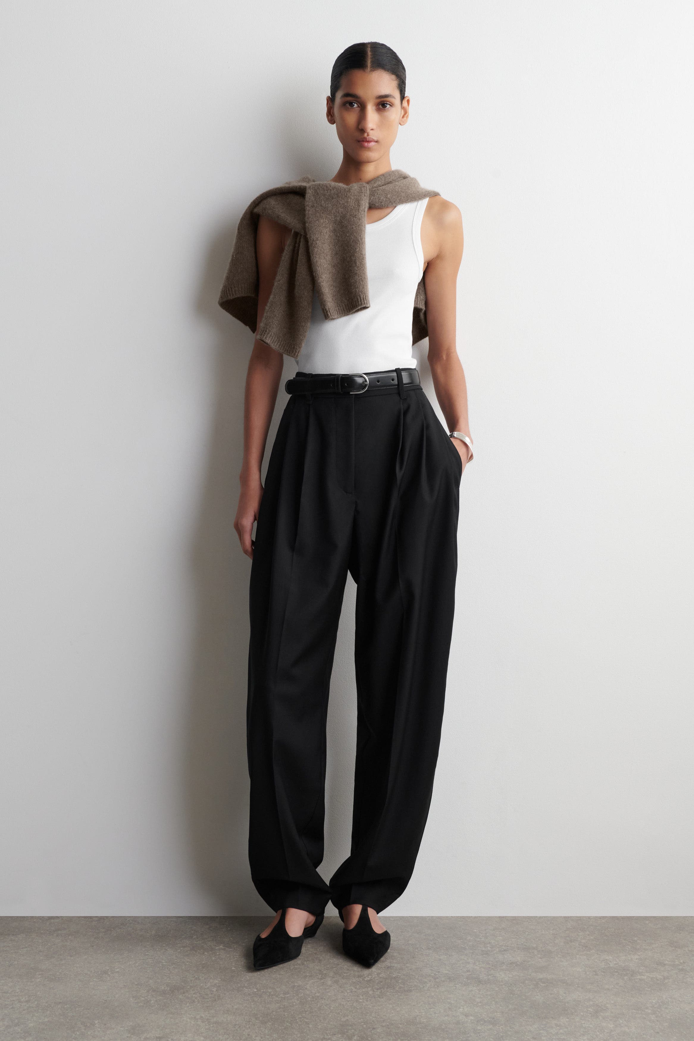 Ribbed-Cotton Round-Neck Tank Top - image 4