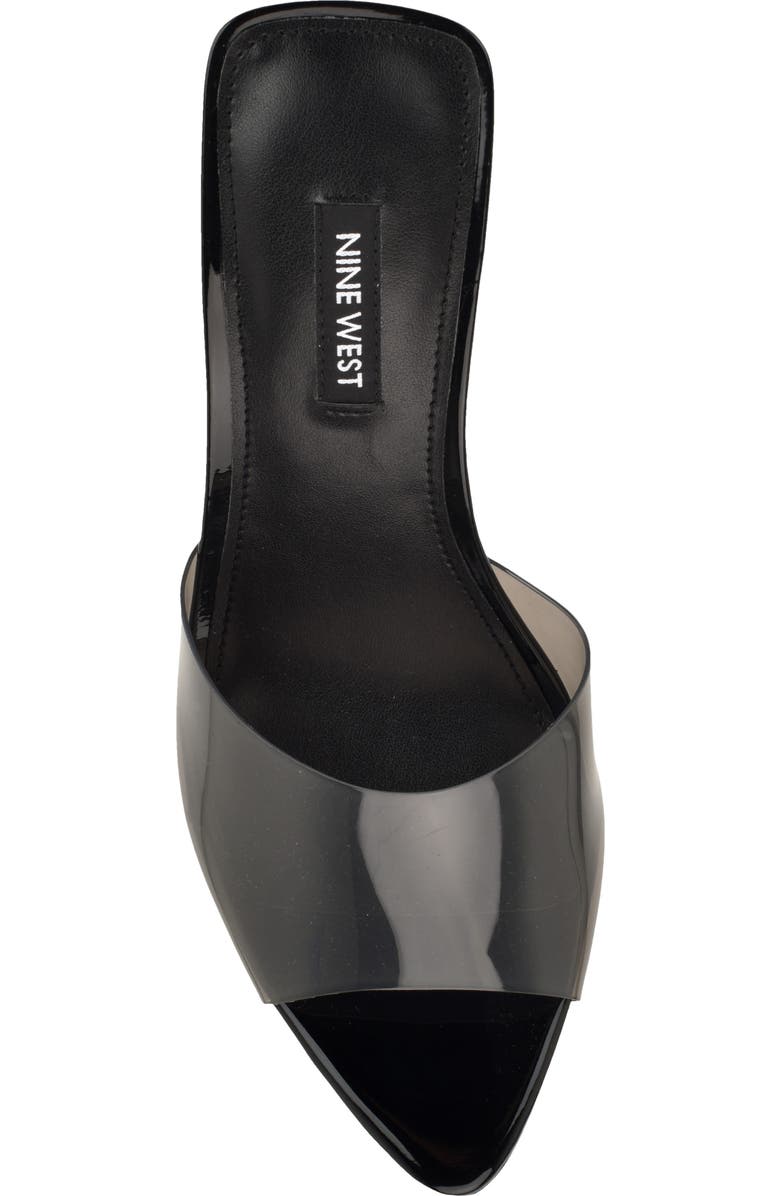 Nine West Hather Stiletto Sandal, Alternate, color, Black