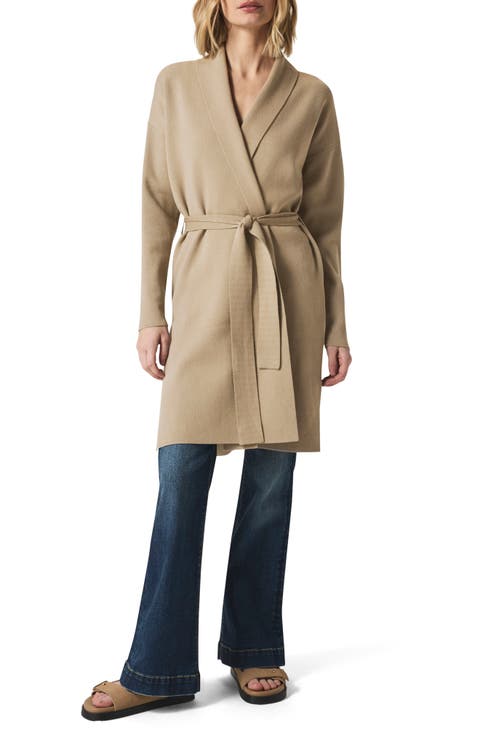 x @cellajaneblog Belted Longline Cardigan