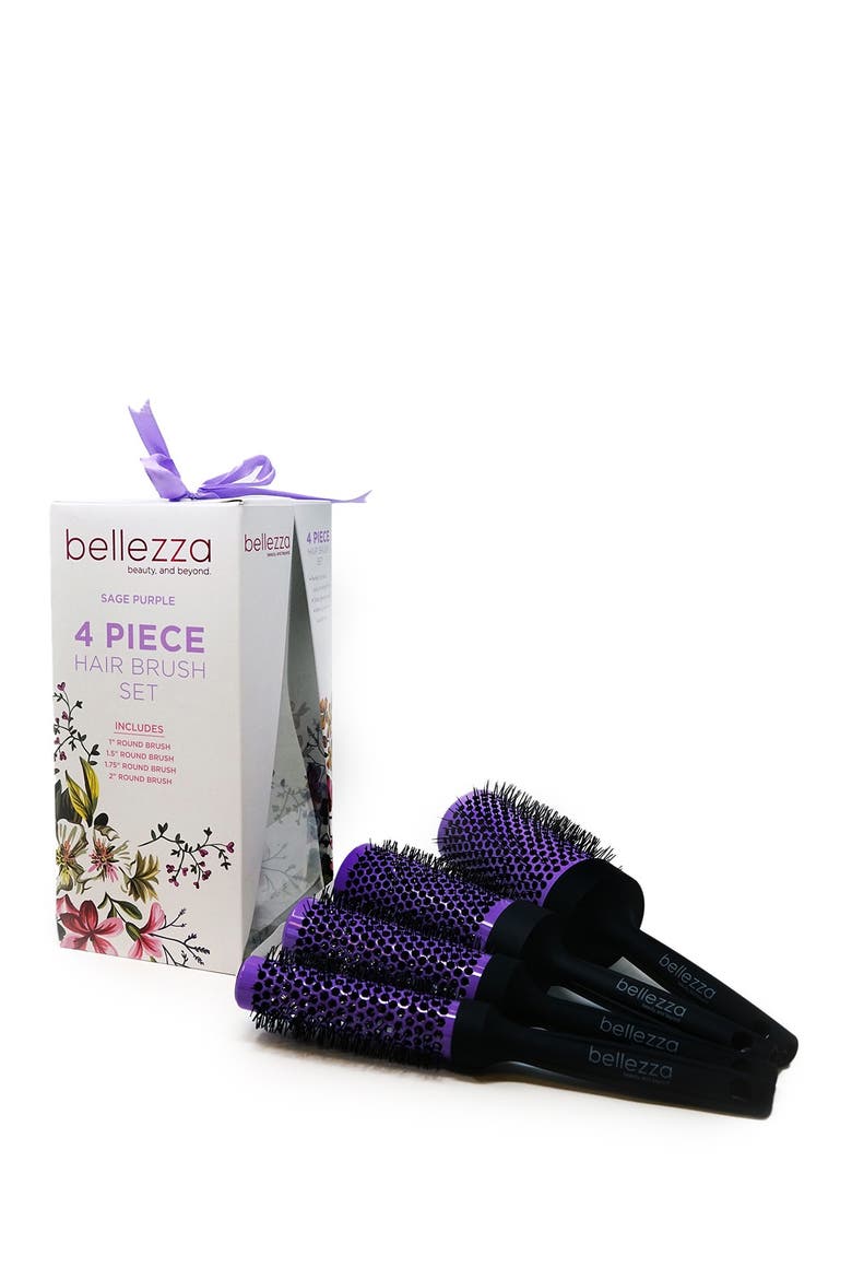 Pottery Dry Racks CORTEX BEAUTY Bellezza 4-Piece Ceramic Hair Brush Set - Purple (Women ...