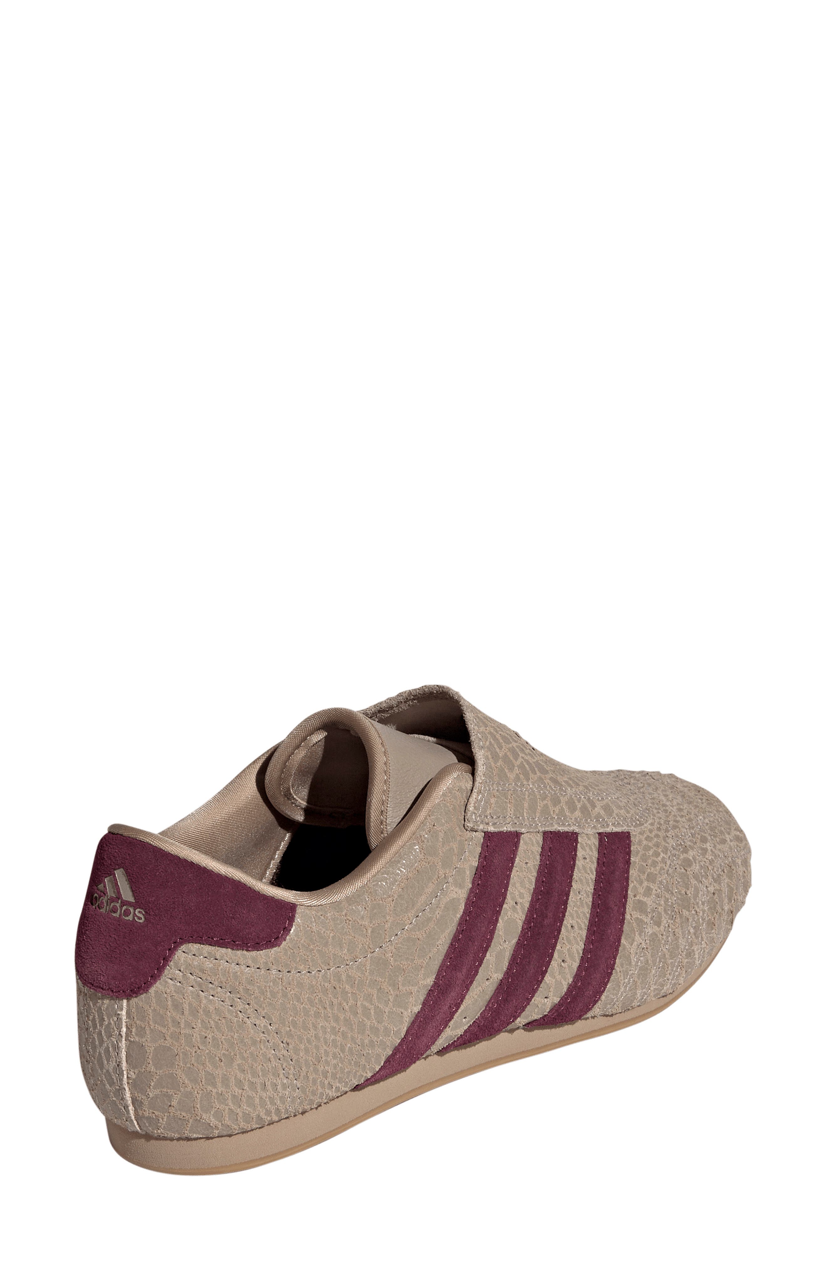 adidas Taekwondo Shoe, Alternate, color, Trace Khaki/ Maroon/ Gum 3