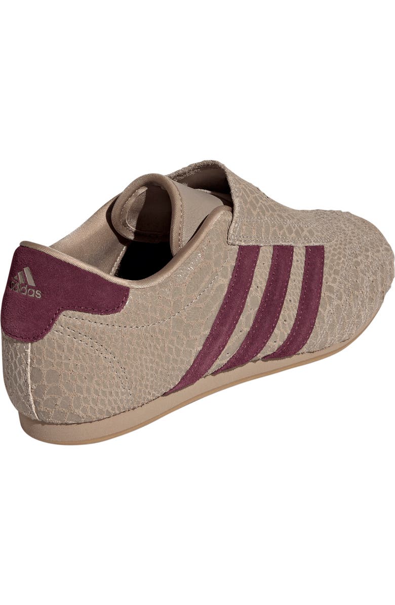 adidas Taekwondo Shoe, Alternate, color, Trace Khaki/ Maroon/ Gum 3