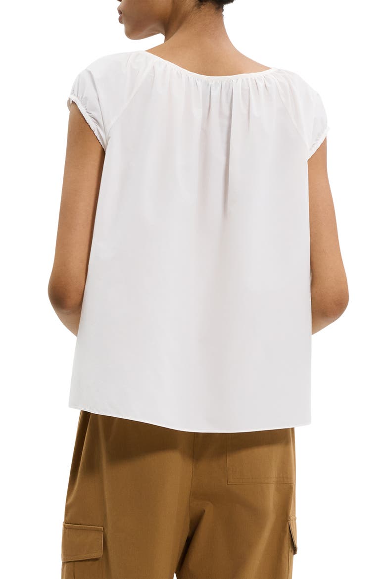 Easy Tie Woven Shirt, Alternate, color, WHITE