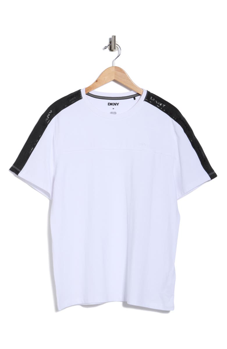 DKNY SPORTSWEAR Paulo Stripe Logo T-Shirt, Alternate, color, White