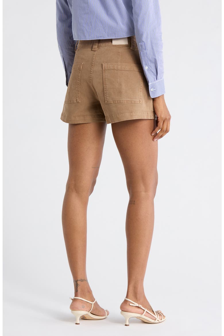 Anessa Button Tab Denim Shorts, Alternate, color, VINTAGE CANEWOOD