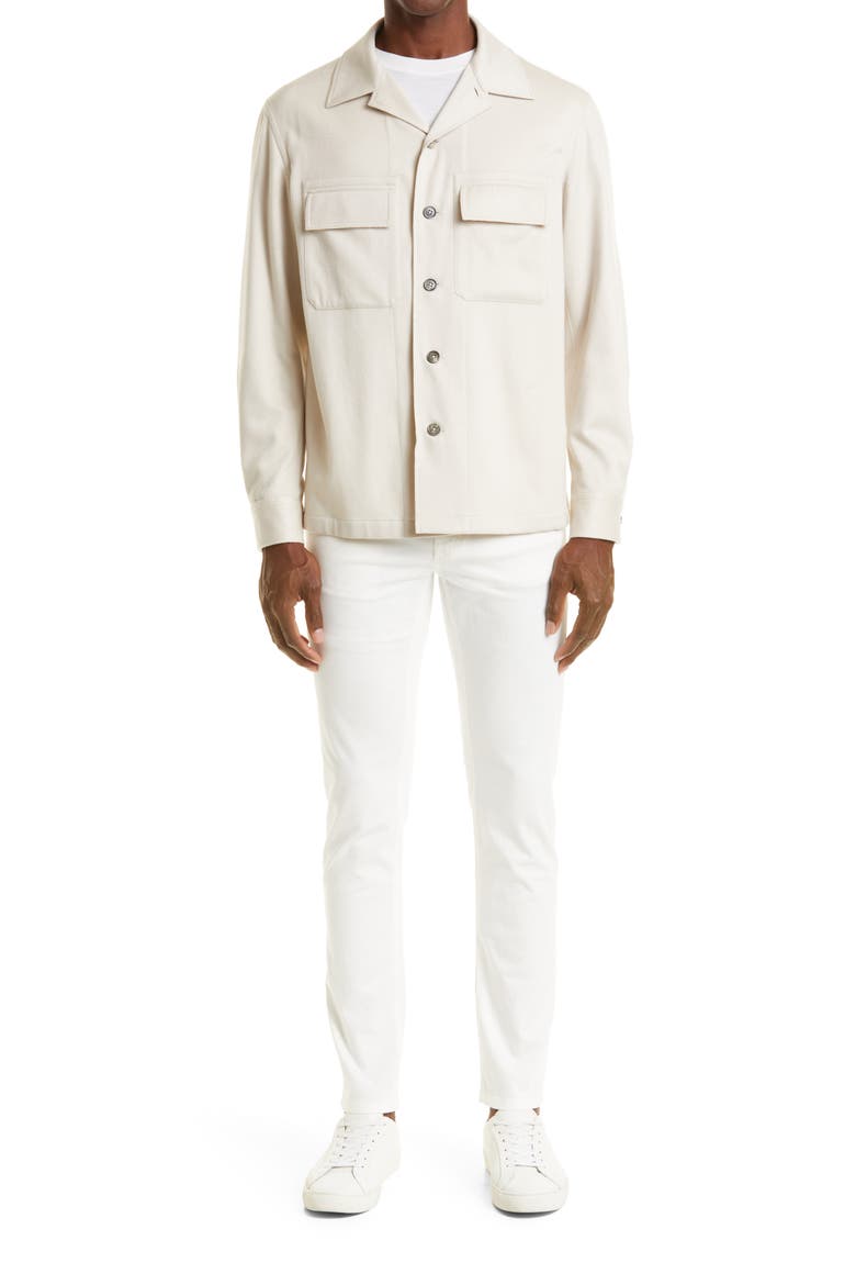High Performance™ Wool Top, Alternate, color, WHITE