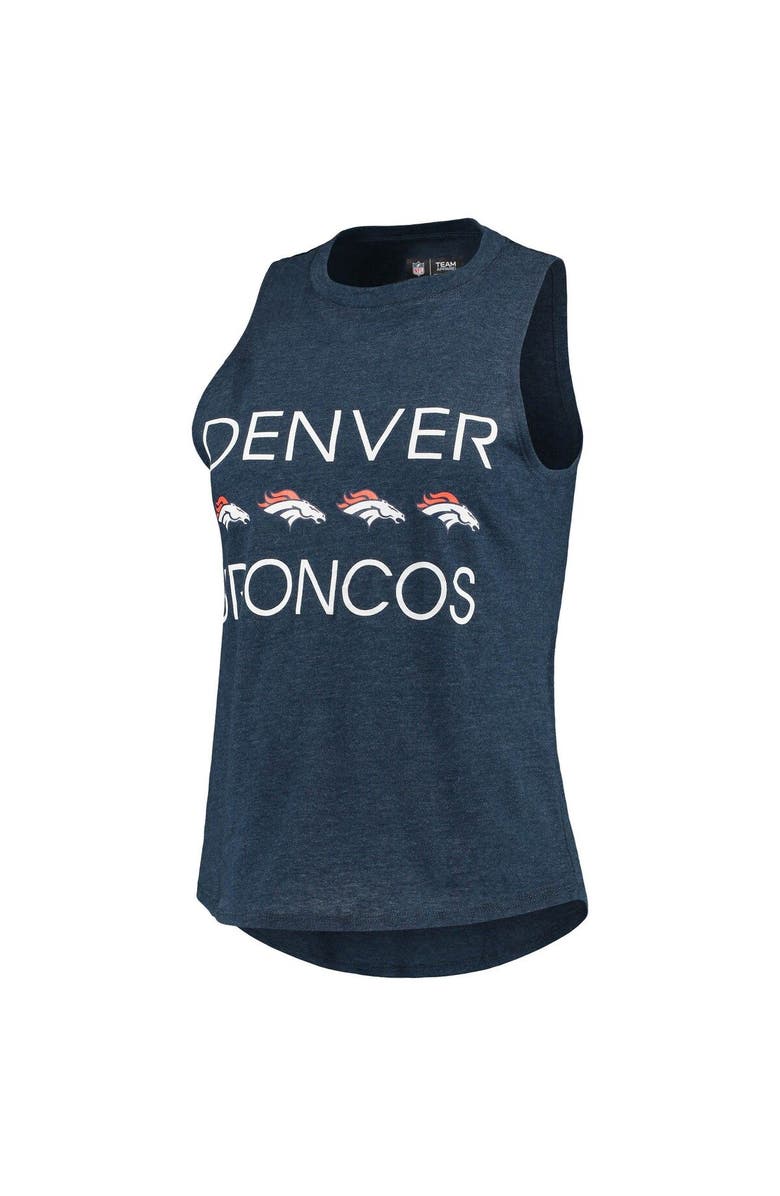 CONCEPTS SPORT Women's Concepts Sport Orange/Navy Denver Broncos Muscle Tank Top & Pants Sleep Set, Alternate, color, 