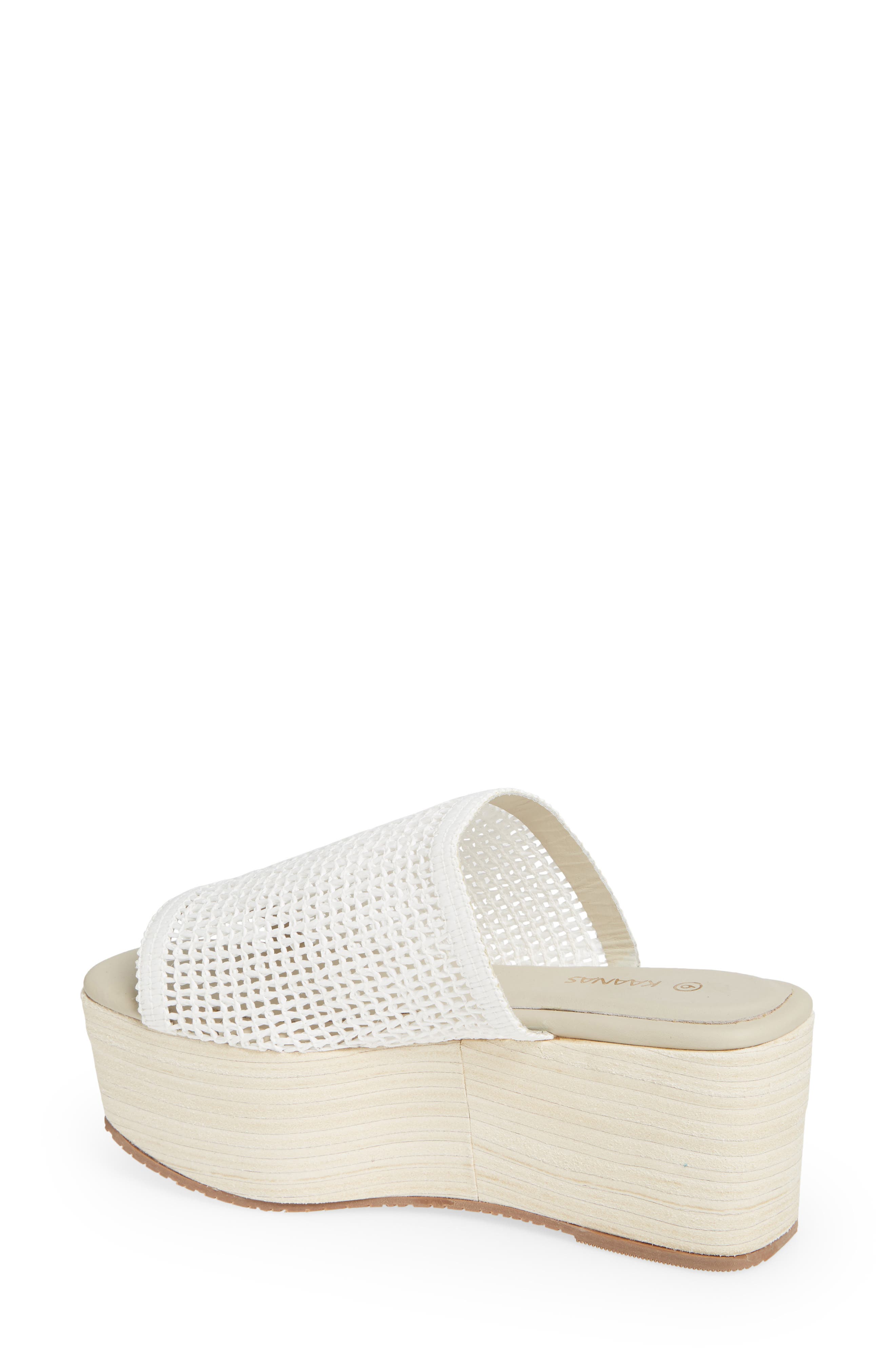 Kaanas Barbados Platform Slide Sandal, Alternate, color, 