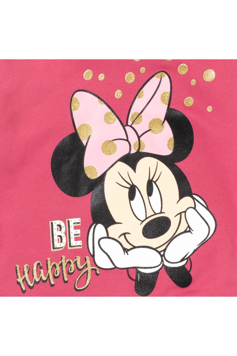 Minnie Mouse 2-Piece Fleece Sweatshirt and Pants Set, Alternate, color, Bright Pink Minnie