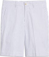 Berle Flat Front Seersucker Shorts