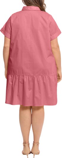 Solid Stretch Cotton Dress