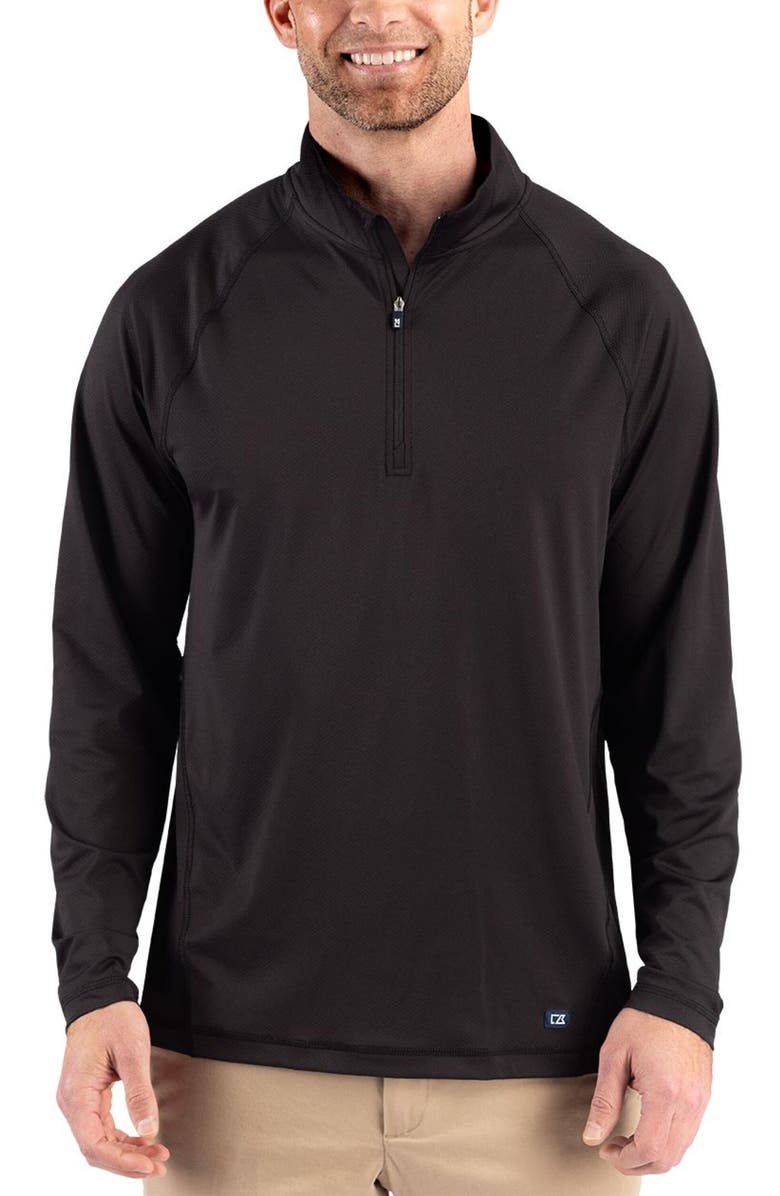 Cutter & Buck Prospect Epic Confidence Featherlight Performance Quarter Zip Pullover, Main, color, 