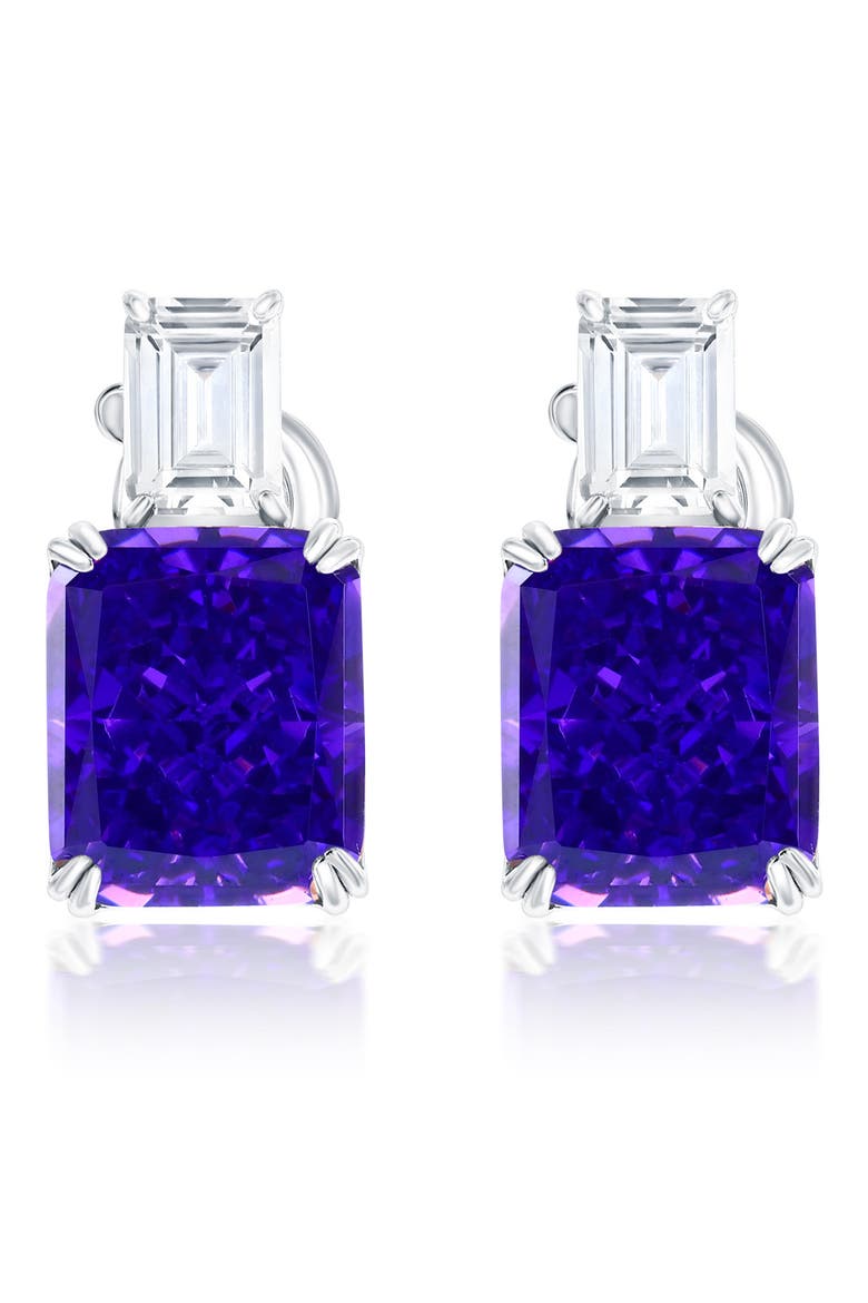 Gala Firework Stud Earrings, Main, color, PURPLE