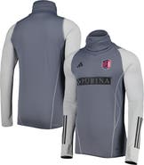 adidas Men's adidas Gray St. Louis City SC Warm Raglan COLD.RDY Top