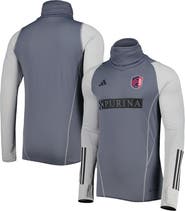 adidas Men's adidas Gray St. Louis City SC Warm Raglan COLD.RDY Top