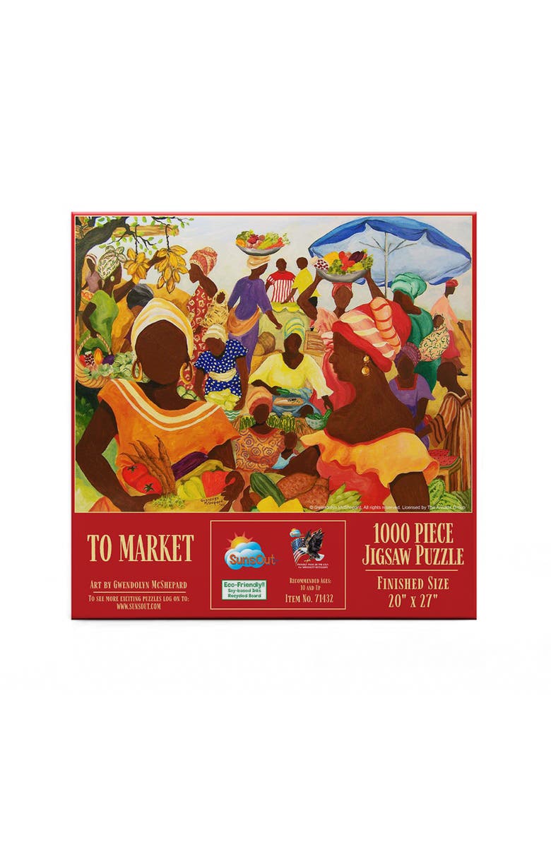 Sunsout To Market 1000 piece Jigsaw Puzzle for Adults, Alternate, color, Multicolor