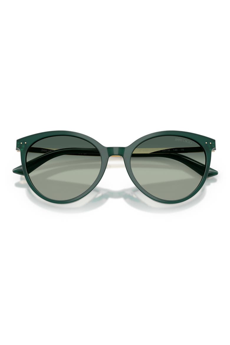JC5060 53mm Phantos Sunglasses, Alternate, color, OPALINE DARK GREEN