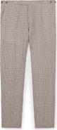 Reiss Epsom Tailored Fit Glen Check Linen & Wool Blend Suit Pants