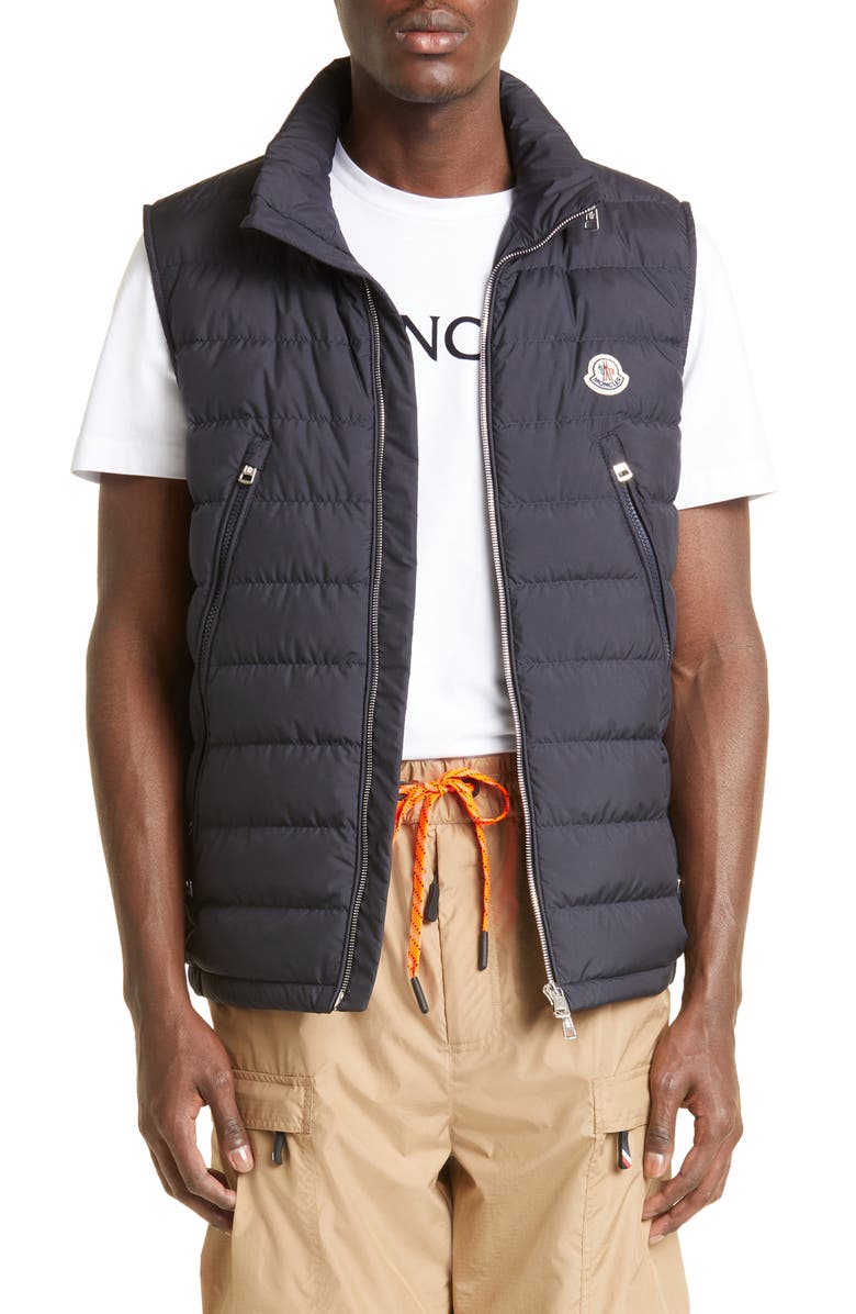 Moncler Albyt Quilted Down Vest, Main, color, 