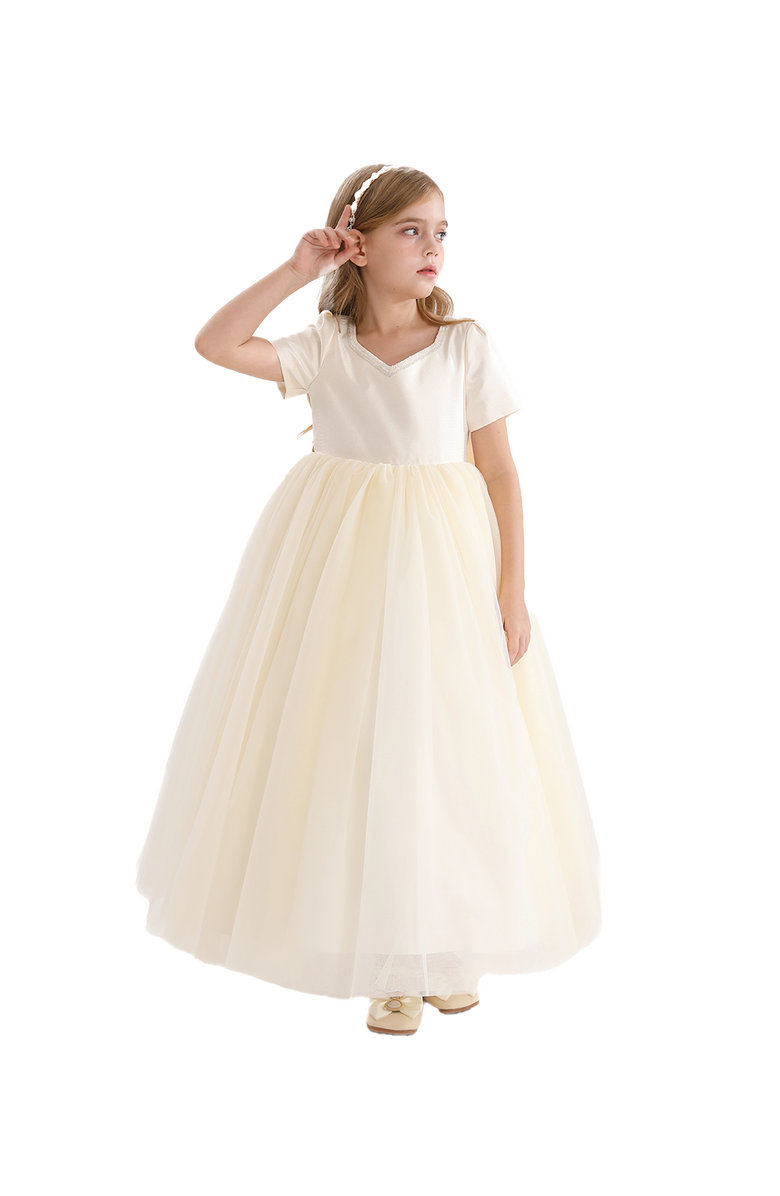 Tulleen Yvette Dress, Alternate, color, Ivory
